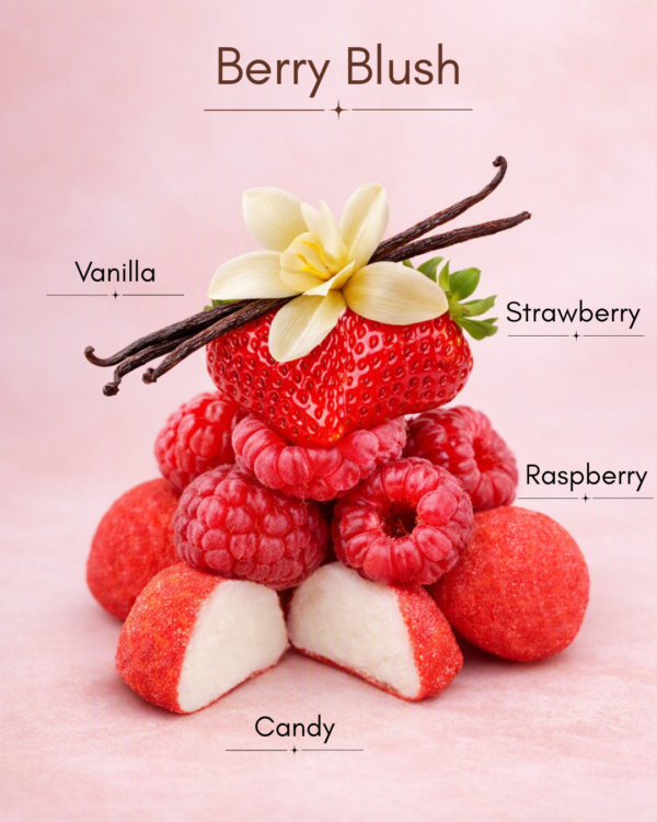 design creamy berry BERRY BLUSH<br>Classic Musk Fragrance